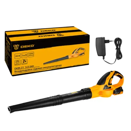 Воздуходувка садовая аккумуляторная Deko DKBL21 20 В АКБ и ЗУ в комплекте