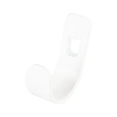 Крючок для перфорированной панели Spaceo сталь цвет белый