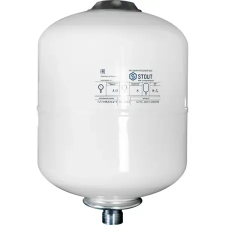 Расширительный бак для ГВС 8 л Stout 3/4