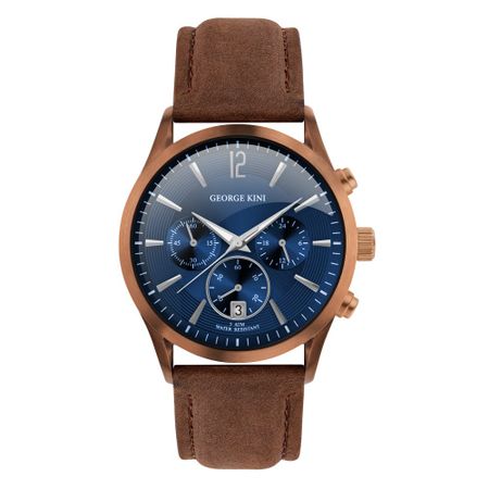 Мужские часы GEORGE KINI Gents GK.41.7.1BR.4S.1.16.0