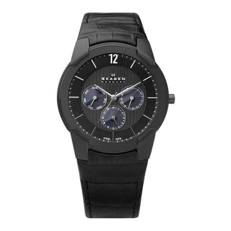 Мужские часы SKAGEN Leather 856XLBLB