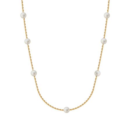 Золотое колье с жемчугом