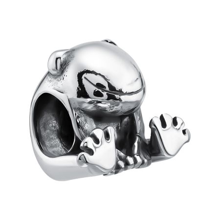 Серебряный шарм Лягушка царевна лягушка