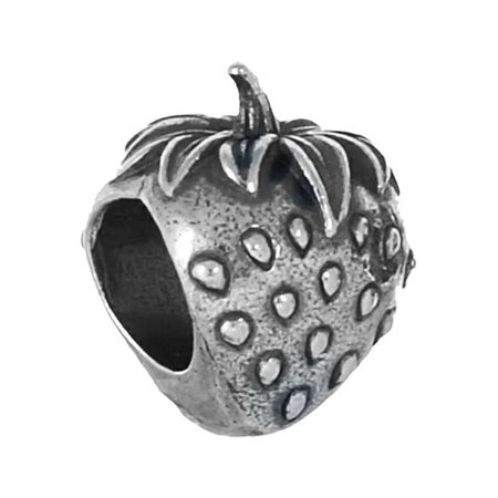 Подвеска-шарм Клубника из серебра каша овсяная увелка клубника со сливками 5х40 г