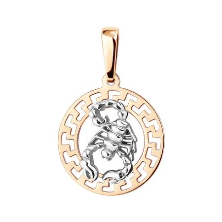 Золотая подвеска со знаком зодиака Скорпион clever зодиаки скорпион