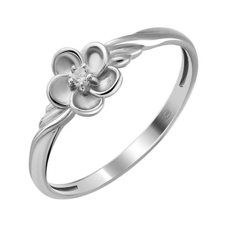 Серебряное кольцо Незабудка с фианитом кэндзи цурута незабудка forget me not манга