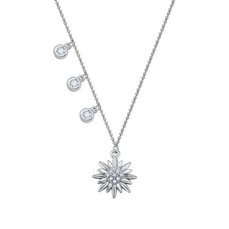 Серебряное колье Солнце с фианитами и родированием зеленое солнце стихотворения