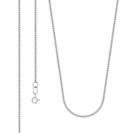 Серебряная цепочка Венециана с родированием