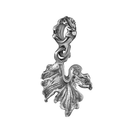 Подвеска-шарм Лист из серебра