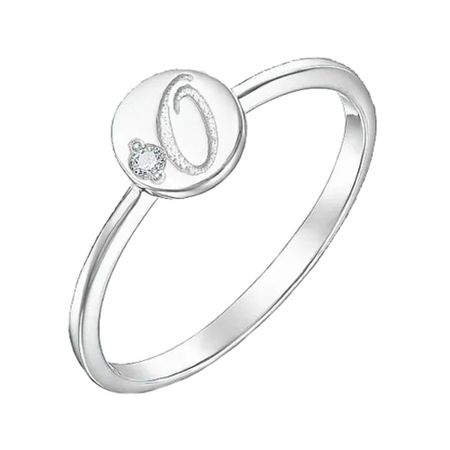 Серебряное кольцо с фианитом 