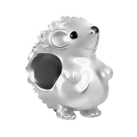 Подвеска-шарм Ежик Нино из серебра с эмалью