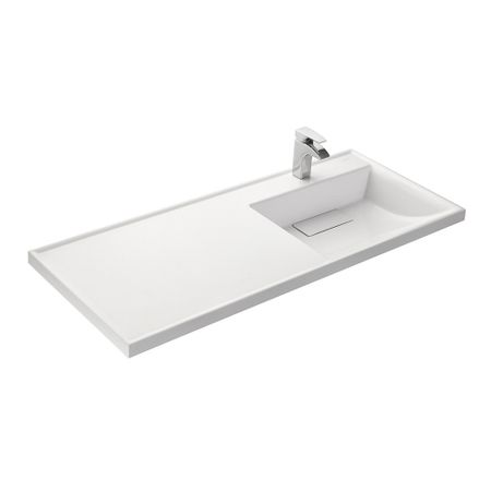 Раковина для тумбы Aquaton Лондри 120 см правая (1A72243KLH010)