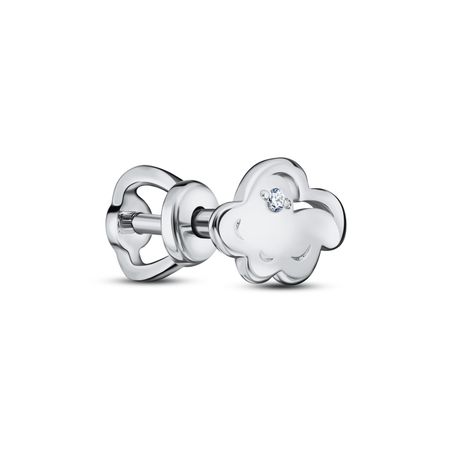 Серебряная серьга с бриллиантом серебряная гирлянда со звездами 60 светодиодов