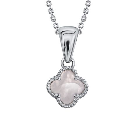 Серебряная подвеска с перламутром