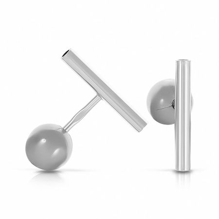 Серьга-пусета из серебра статуэтка из тибетского серебра в форме льва