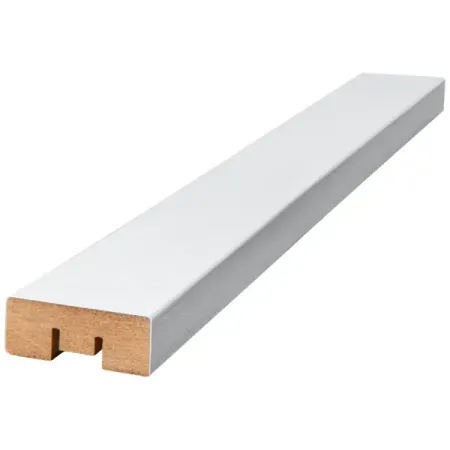 Рейка МДФ 2700x16x40 мм цвет белый пластиковые экраны перегородки в виде бабочек птиц и ов