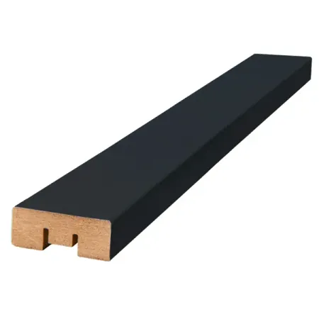 Рейка МДФ 2700x16x40 мм цвет черный пластиковые экраны перегородки в виде бабочек птиц и ов