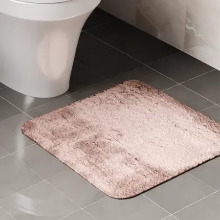 Коврик для туалета Swensa Swanny Fossil4 SWM-2400BPN-T 50x50 см цвет серо-розовый