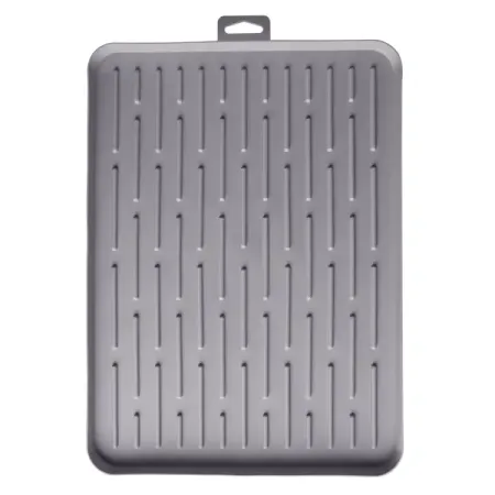 Сушилка для посуды Berossi Prestige 37.9x25.7 см пластик цвет серый