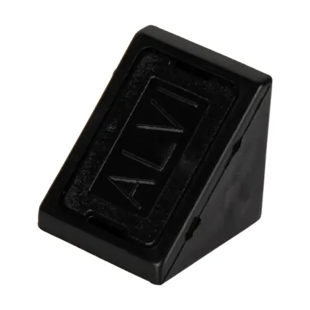 Комплект уголков мебельных 21x21 мм пластик цвет черный 6 шт. комплект деталей для ножа rick hinderer xm 18 3 5