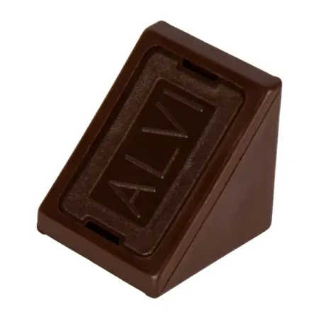 Комплект уголков мебельных 21x21 мм пластик цвет коричневый 6 шт. комплект деталей для ножа rick hinderer xm 18 3 5