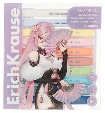 Маркеры акриловые 10цв 