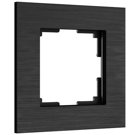 Рамка Werkel AluMax одноместная алюминий черный (a066329)