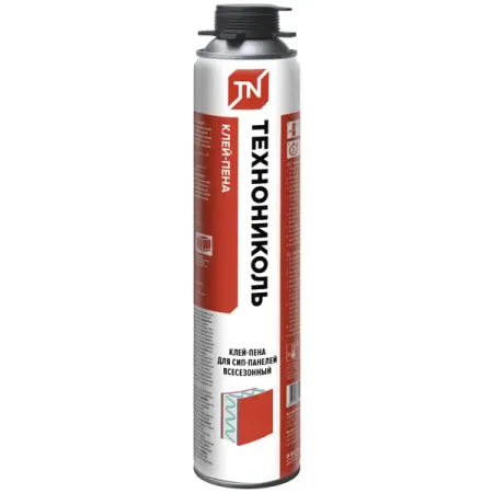 Клей-пена профессиональная Технониколь для SIP панелей всесезонная 600 мл пена для волос taft сила объема 150мл мегафиксация