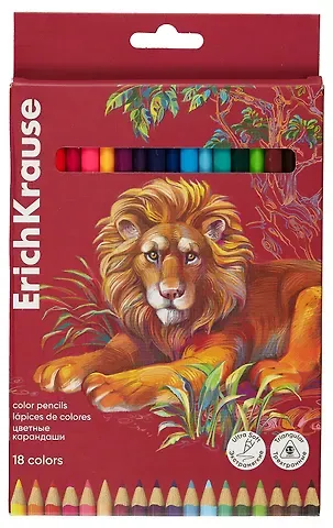 Карандаши цветные 18 цветов 