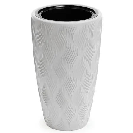 Кашпо Альтернатива Флэйм ø36 h60 см v42 л пластик серый
