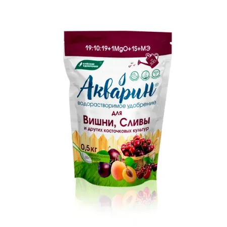 Удобрение Буйские удобрения Акварин для вишни и сливы 0.5 кг искусственный ок вишни uflower