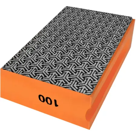 Губка шлифовальная алмазная односторонняя Vertextools P100 90x55x30 мм