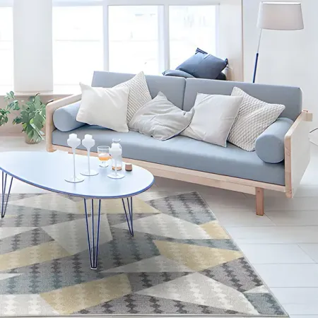 Ковер Призма 150x230 см полипропилен LM18 цвет желтый аксессуары для lexus ls 400 430 460 460l 600h ls400 ls430 ls460 ls460l ls600h 1990 2017