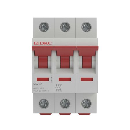 Выключатель нагрузки DKC Yon Max MSD 3P 63А 400 В на DIN-рейку (MSD-3P63) mitsubishi galant руководство по ремонту и эксплуатации бензиновые двигатели выпуск с 2003 г включая рестайлинг 2008 г