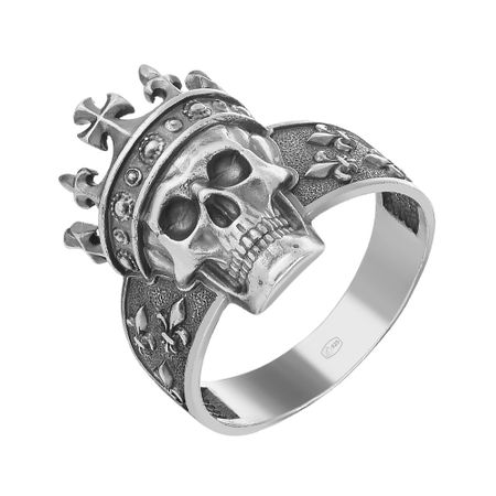 Кольцо Череп короля из серебра тессония одетт проклятие короля оборотня