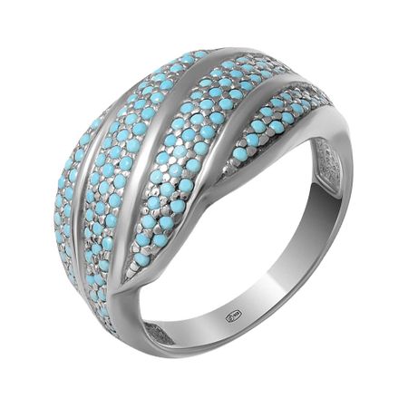 Кольцо TALANT из серебра с бирюзой