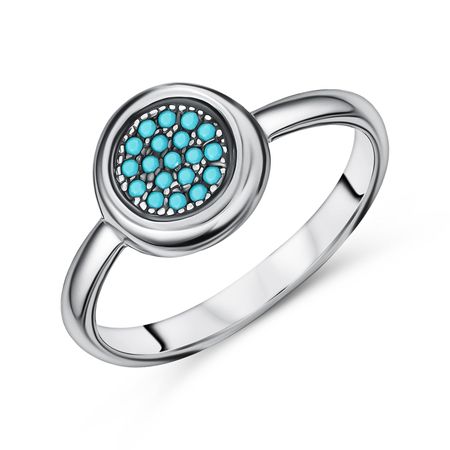 Серебряное кольцо со шпинелью нано