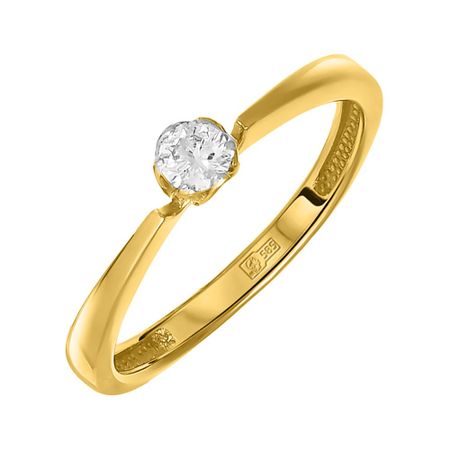 Кольцо TALANT из золота с бриллиантом металлические скрепки alltu розового золота