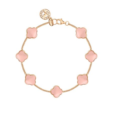 Золотой браслет с кварцем из коллекции КЛЕВЕР