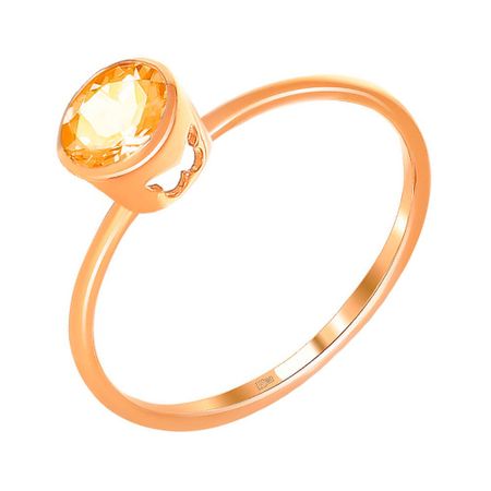 Кольцо детское TALANT из золота с цитрином бюбхен масло детское 200 мл календула