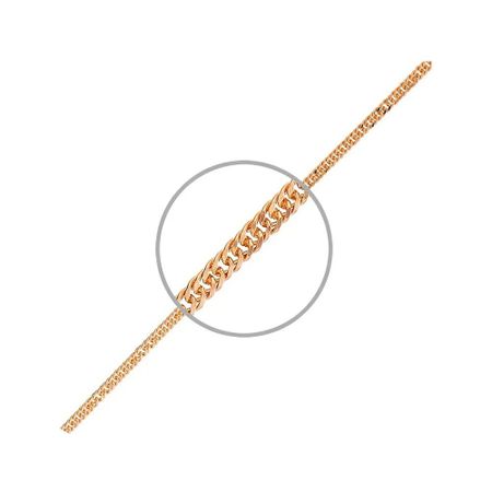 Золотой полновесный браслет Двойной панцирь с алмазной гранью бамбуковые зубочистки с двойной головкой