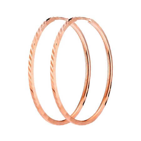 Серьги-конго из золота