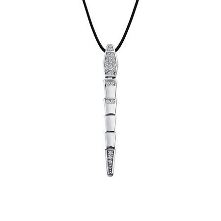 Серебряная подвеска с фианитами серебряная подвеска tobeme gsc003 буддийский символ кульза