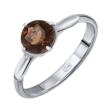 Серебряное кольцо с раухтопазом