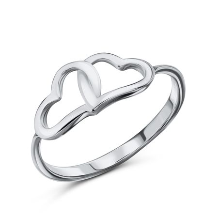 Серебряное кольцо Сердце с родированием гелиевый шар ins 40 дюймов сердце