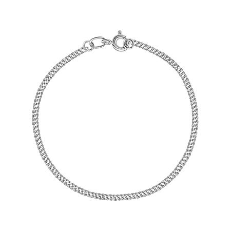 Серебряный браслет Двойной ромб с алмазной гранью бамбуковые зубочистки с двойной головкой