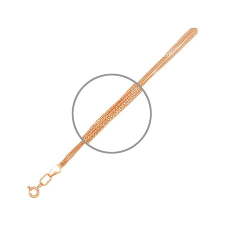 Золотой полновесный браслет Двойной панцирь из 5 цепей с алмазной гранью бамбуковые зубочистки с двойной головкой