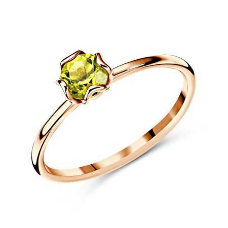 Золотое детское кольцо с хризолитом бюбхен масло детское 200 мл календула