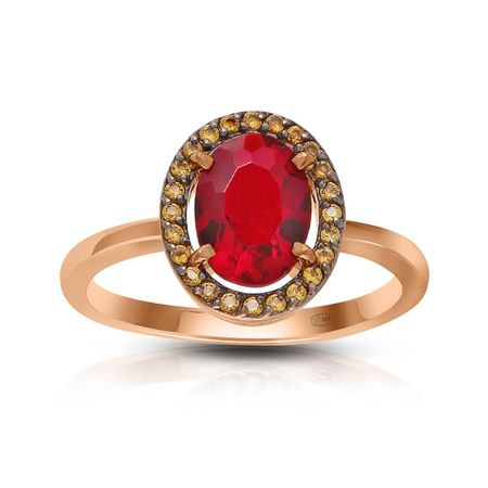 Серебряное кольцо с ювелирным стеклом