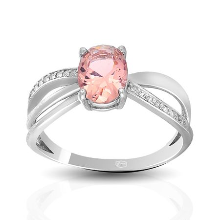 Кольцо TALANT из серебра со шпинелью и фианитами